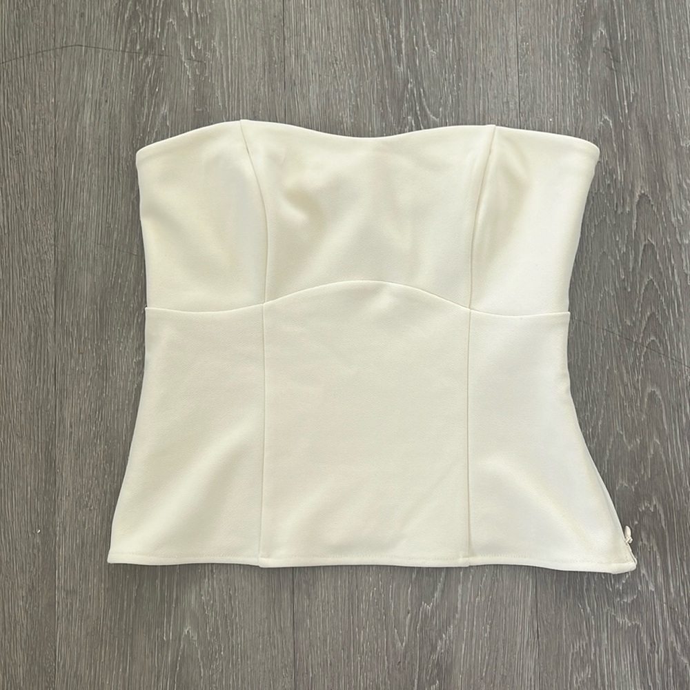 Tailored Strapless Top